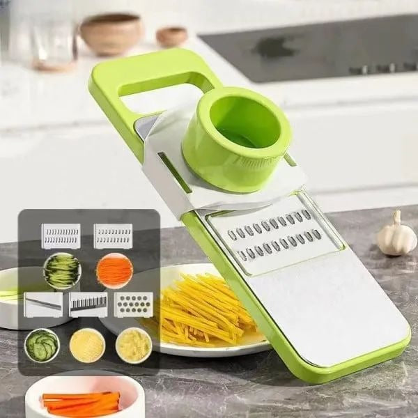 5-in-1 Multi-Functional Vegetable Slicer & Grater