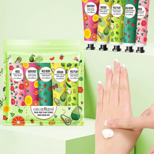 5pcs Plant & Fruit Fragrance Hand Cream Set